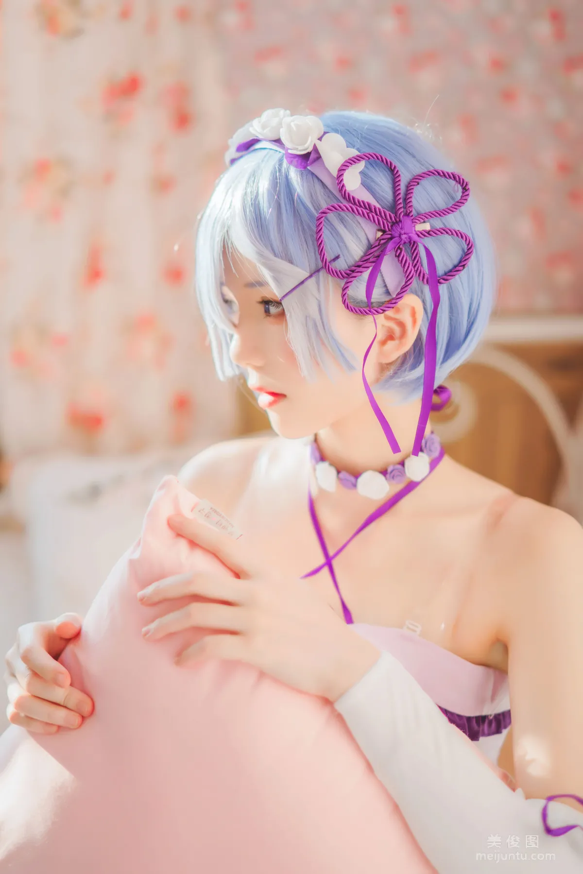 [Cosplay] 蠢沫沫 - 蕾姆小睡裙20