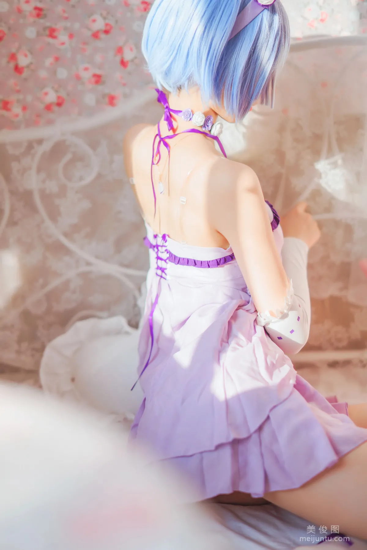 [Cosplay] 蠢沫沫 - 蕾姆小睡裙18