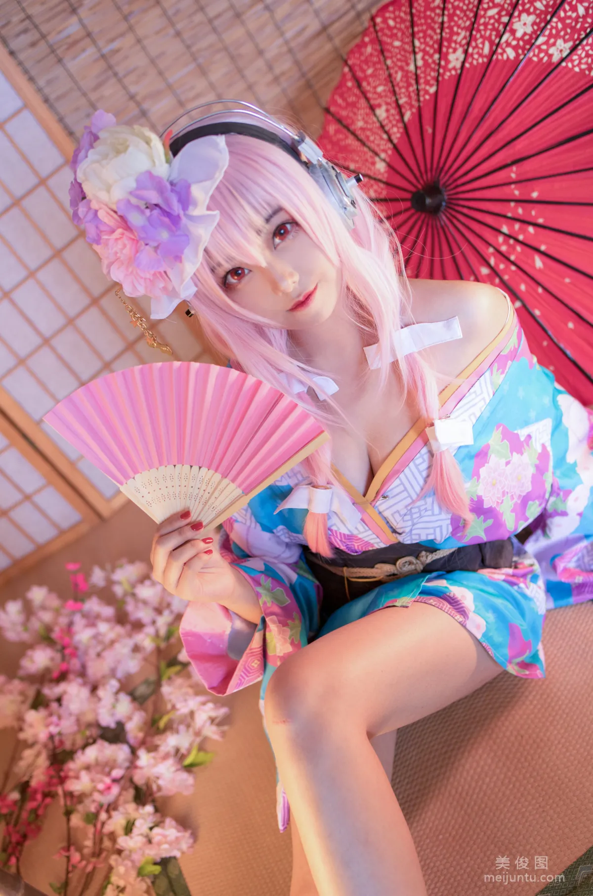 [Cosplay] 蜜汁猫裘 - 索尼子和服 写真集4