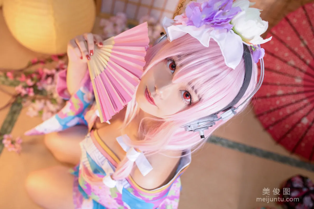 [Cosplay] 蜜汁猫裘 - 索尼子和服 写真集14