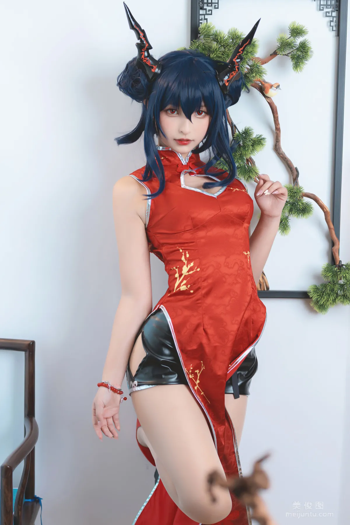 [Cosplay] 神楽坂真冬 - 旗袍魔女 写真集20