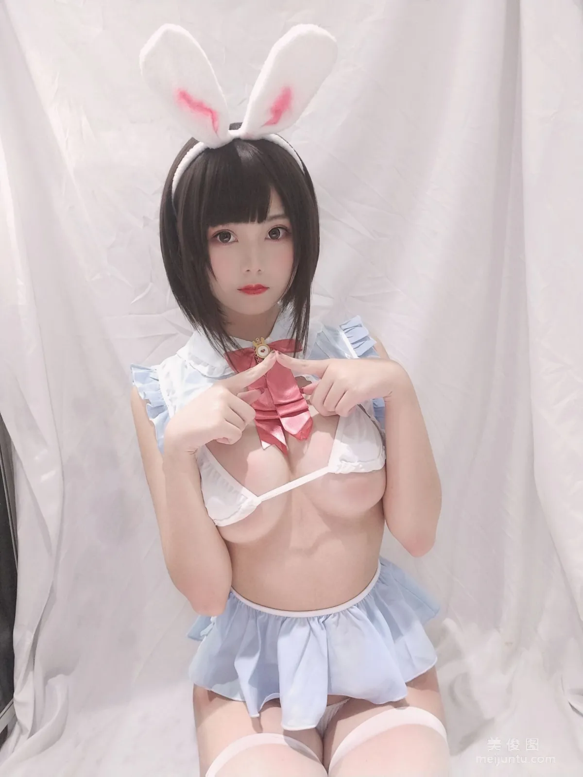 [Cosplay] 萌系小姐姐蜜汁猫裘 - 小白兔自拍6