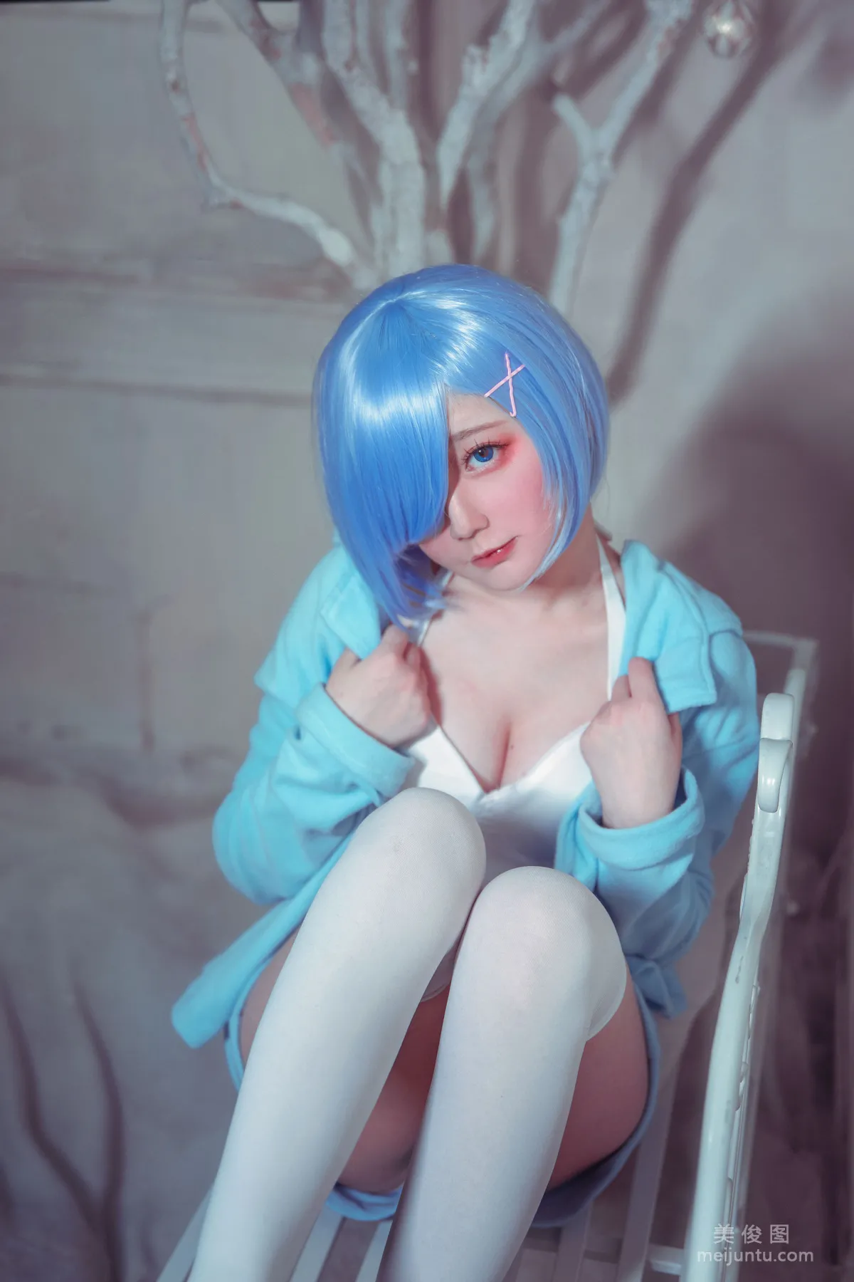 [Cosplay] 动漫博主弦音sic - RE从零开始的异世界生活 蕾姆猫咪睡衣2