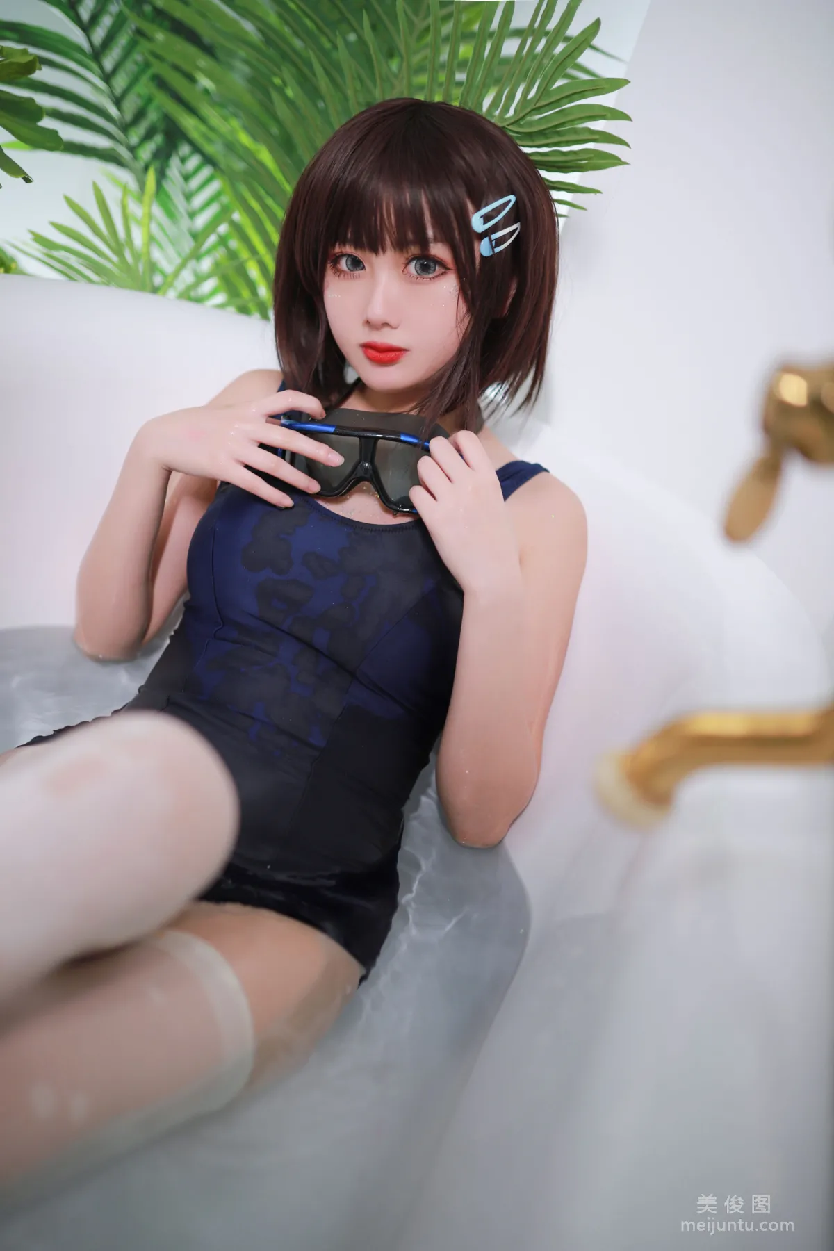 [Cosplay] 您的蛋蛋 - 夏日泳装 浴缸 写真集17