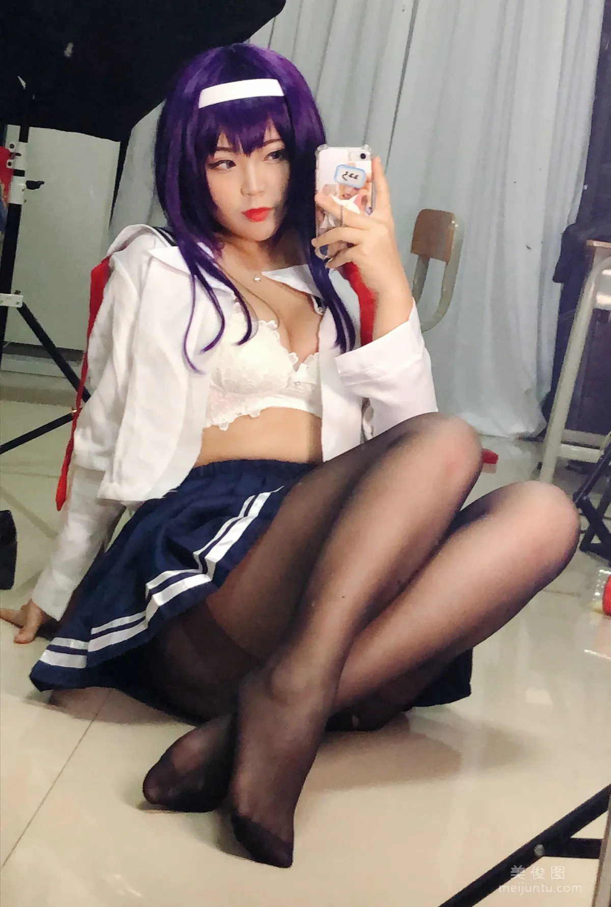 [Cosplay] 萌系小姐姐-白烨- - 学姐校服 写真集8