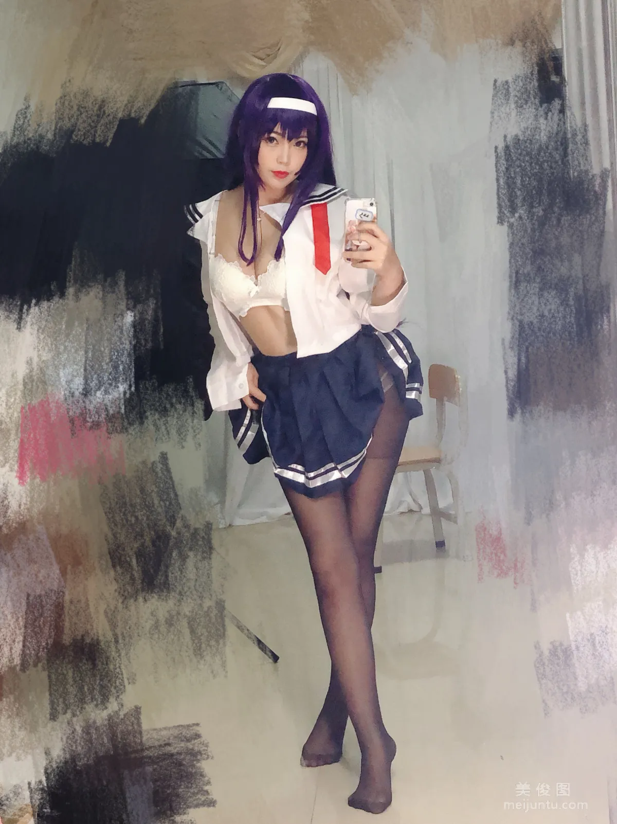 [Cosplay] 萌系小姐姐-白烨- - 学姐校服 写真集19