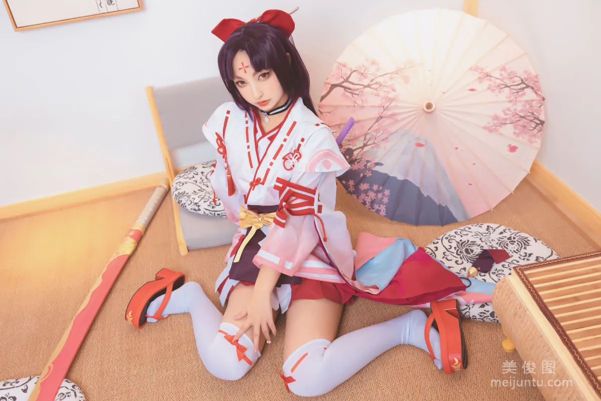 [Cosplay] 神楽坂真冬 《刀ノ語》 写真集33