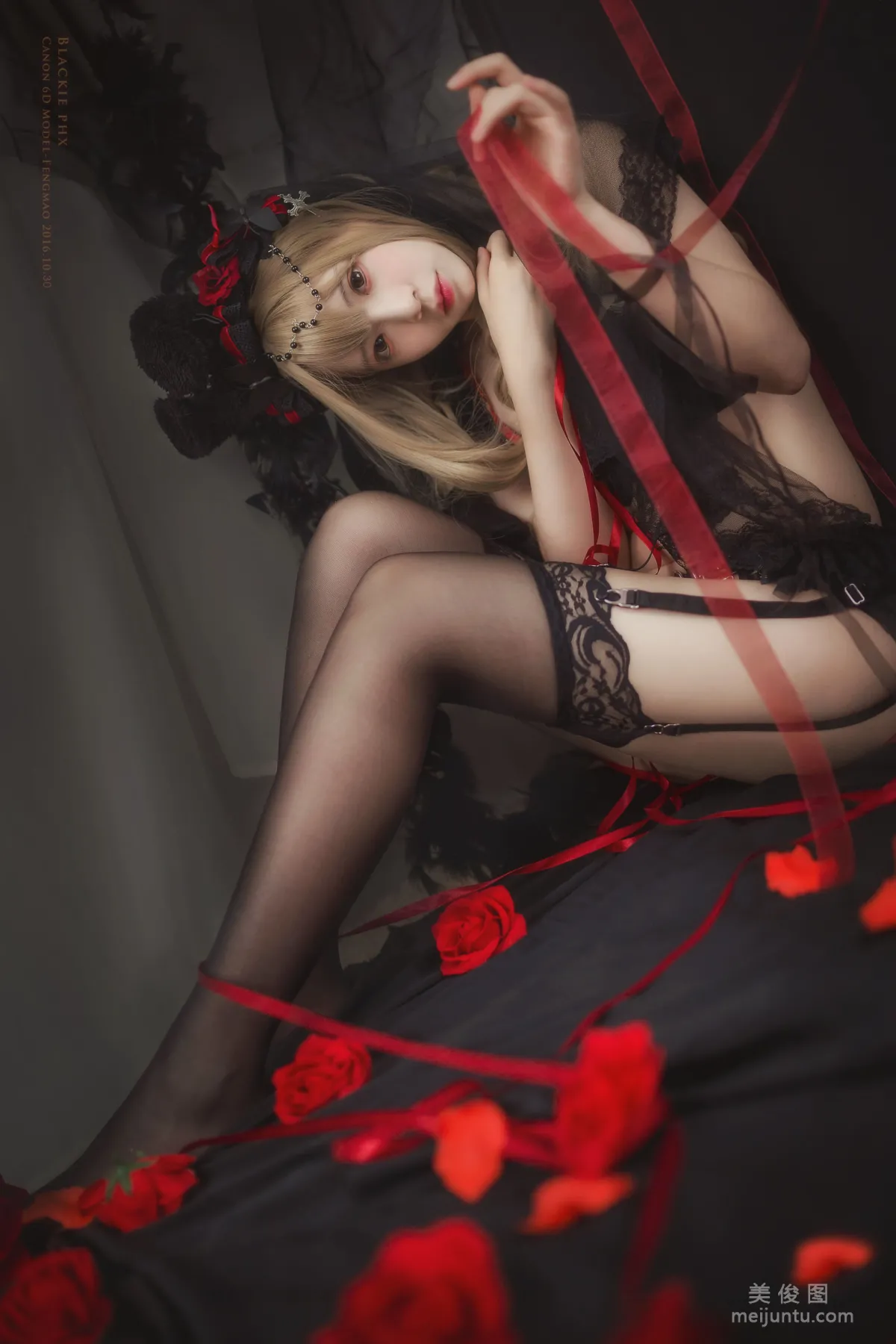 [Cosplay] 疯猫ss - 黑色玫瑰12