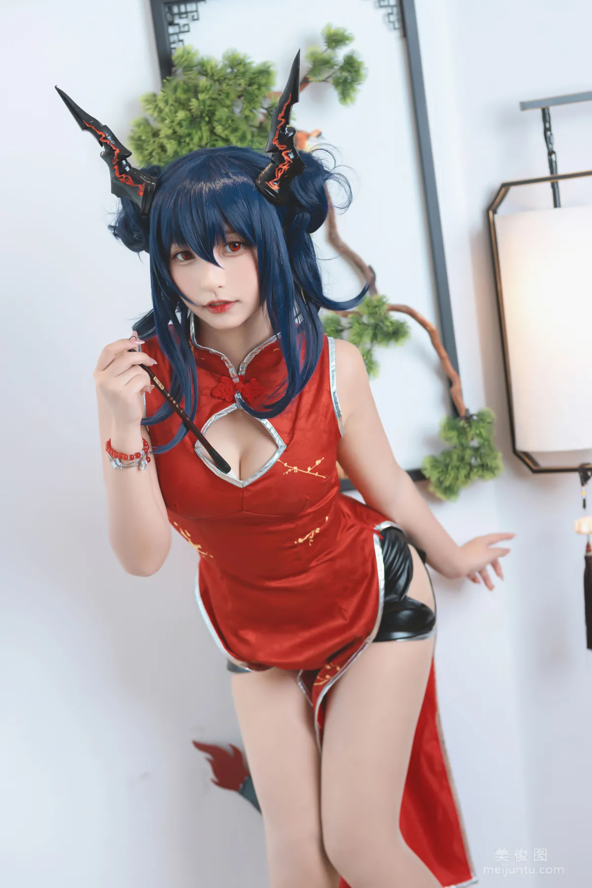 [Cosplay] 神楽坂真冬 - 旗袍魔女 写真集24