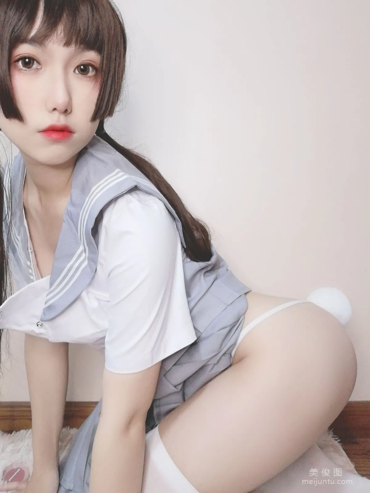 [Cosplay] 芋圆侑子SJ_ - 白丝jk26