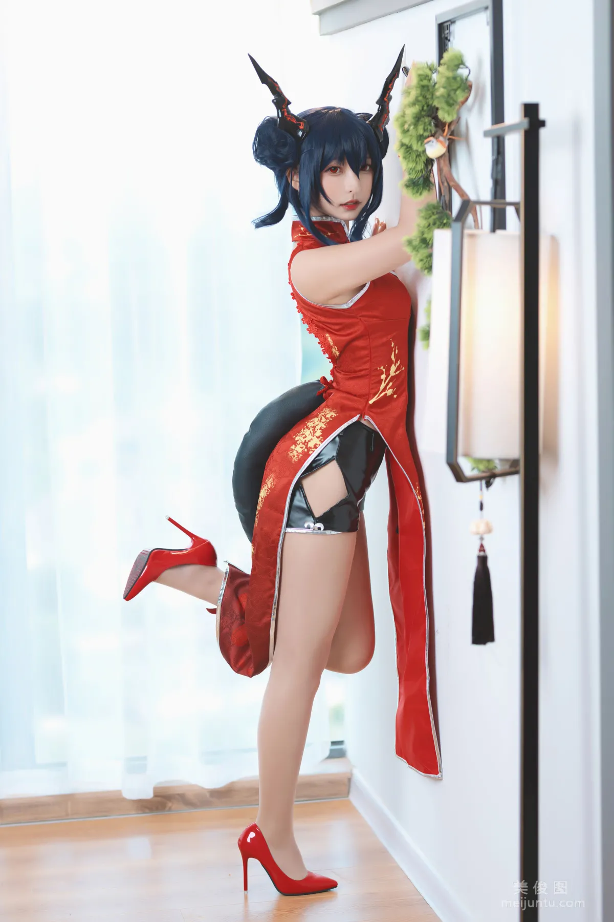 [Cosplay] 神楽坂真冬 - 旗袍魔女 写真集22