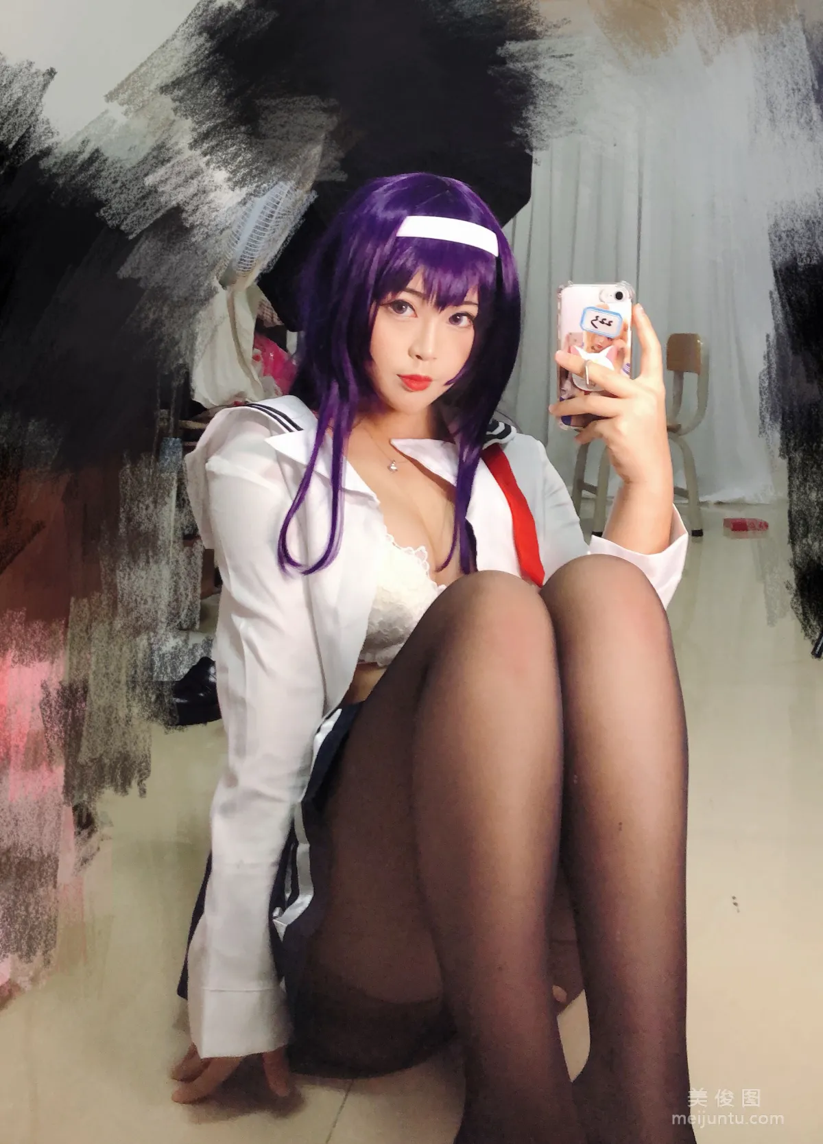 [Cosplay] 萌系小姐姐-白烨- - 学姐校服 写真集21