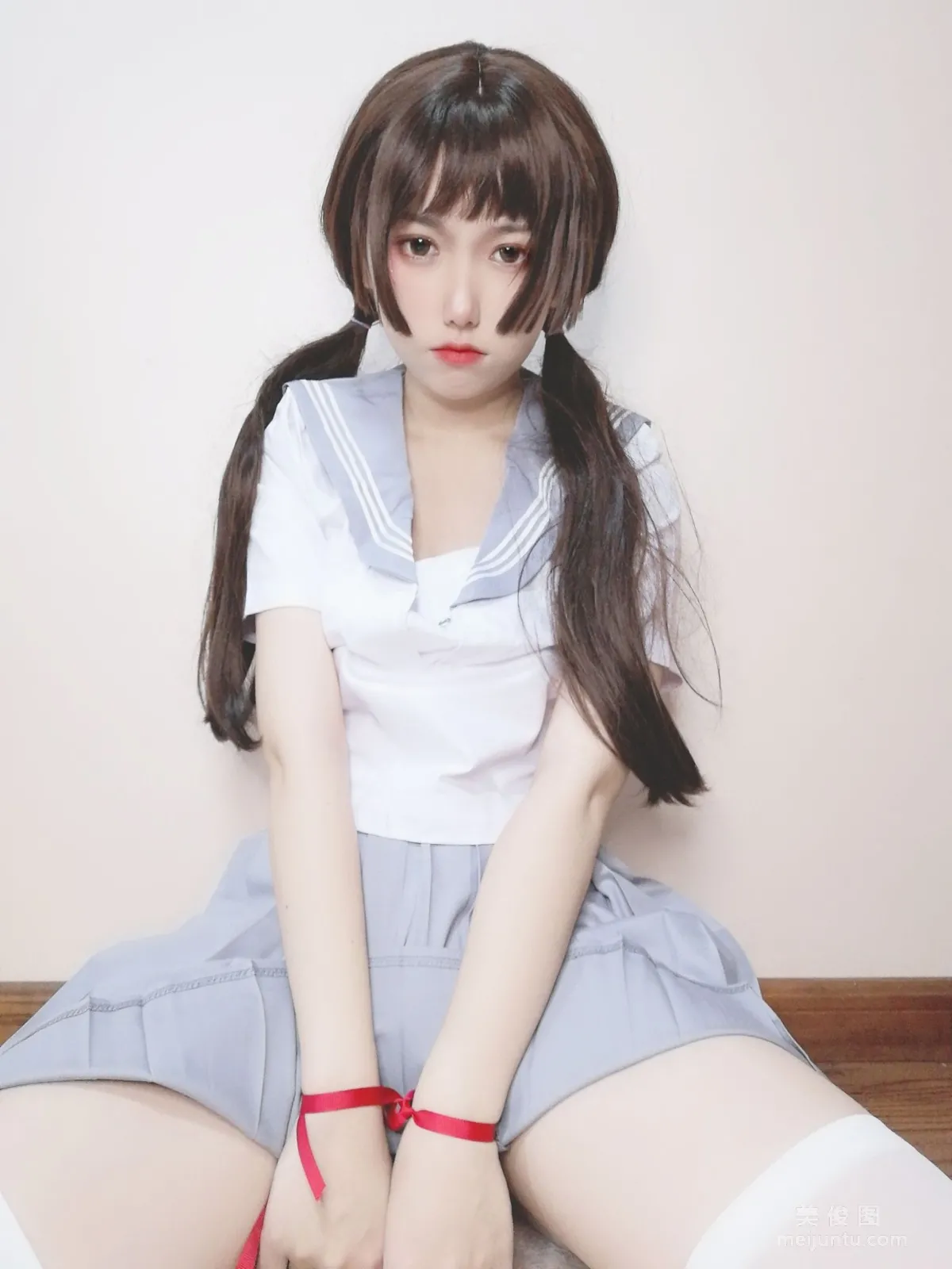 [Cosplay] 芋圆侑子SJ_ - 白丝jk41