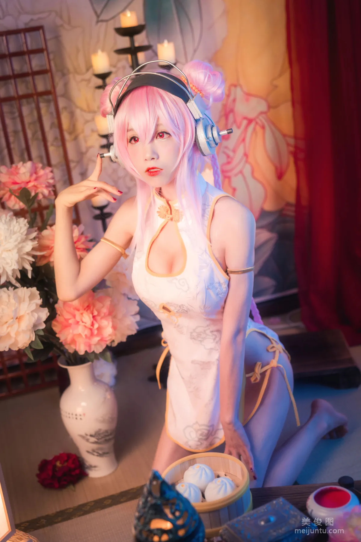 [Cosplay] 动漫博主水淼aqua - 索尼子 旗袍 写真集6