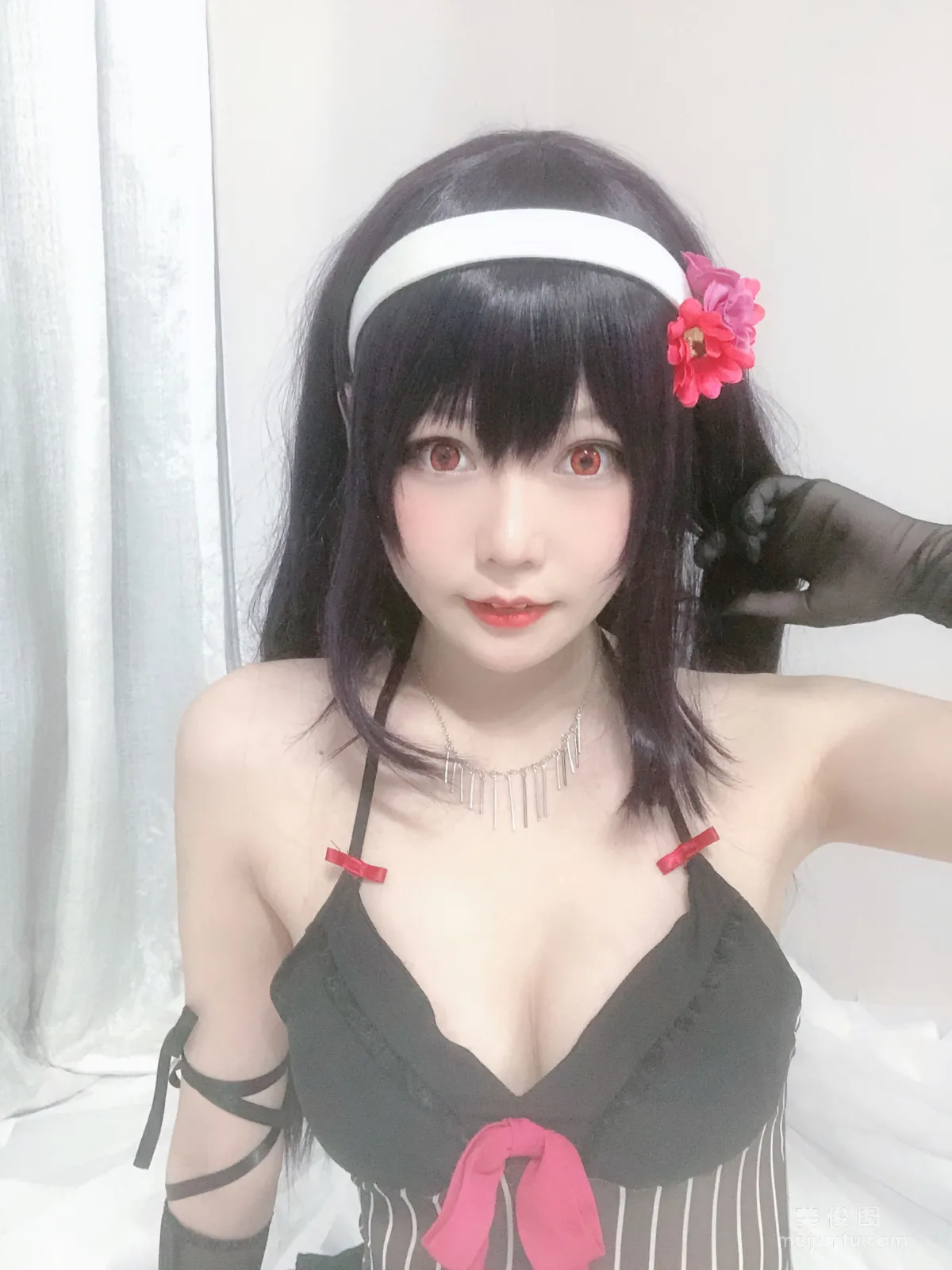 [Cosplay] 香草喵露露 - 诗羽学姐睡衣28