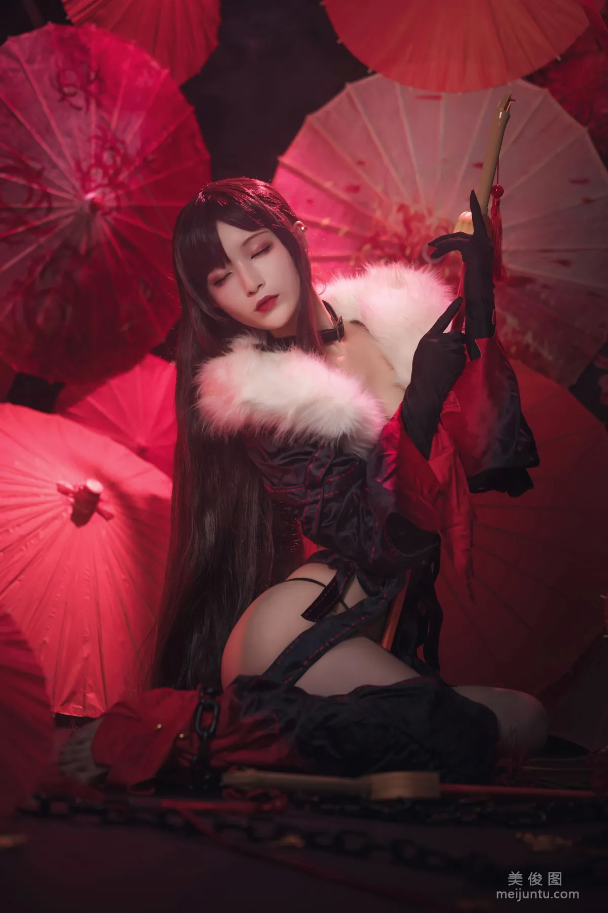 [Cosplay] 动漫博主铁板烧鬼舞w - 虞美人15