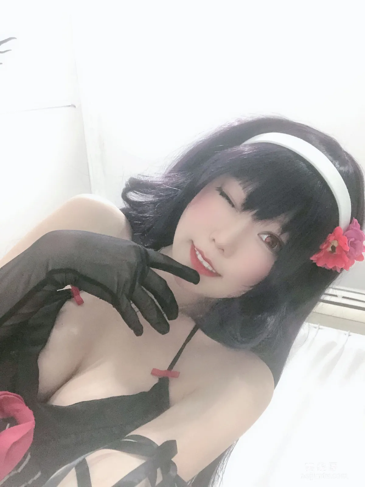 [Cosplay] 香草喵露露 - 诗羽学姐睡衣37