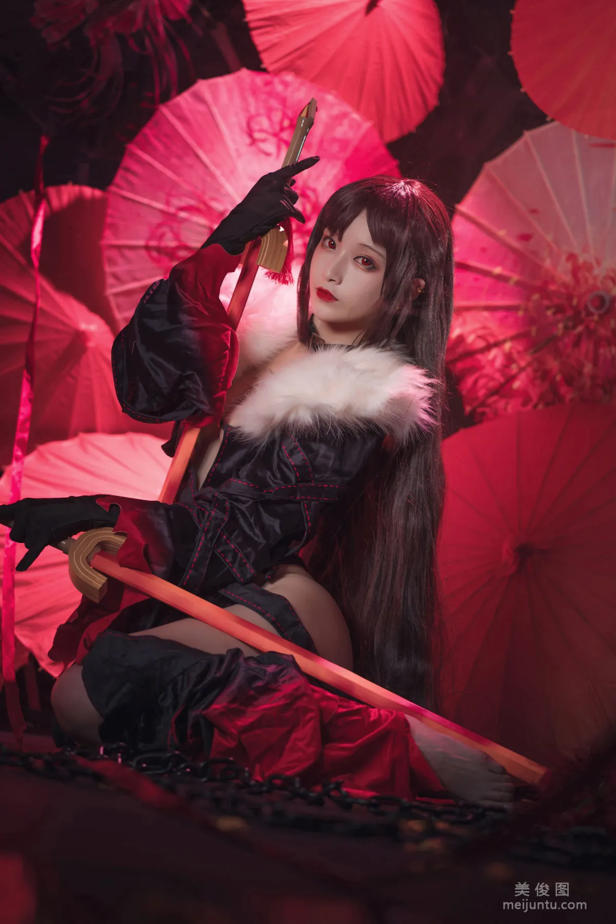 [Cosplay] 动漫博主铁板烧鬼舞w - 虞美人17