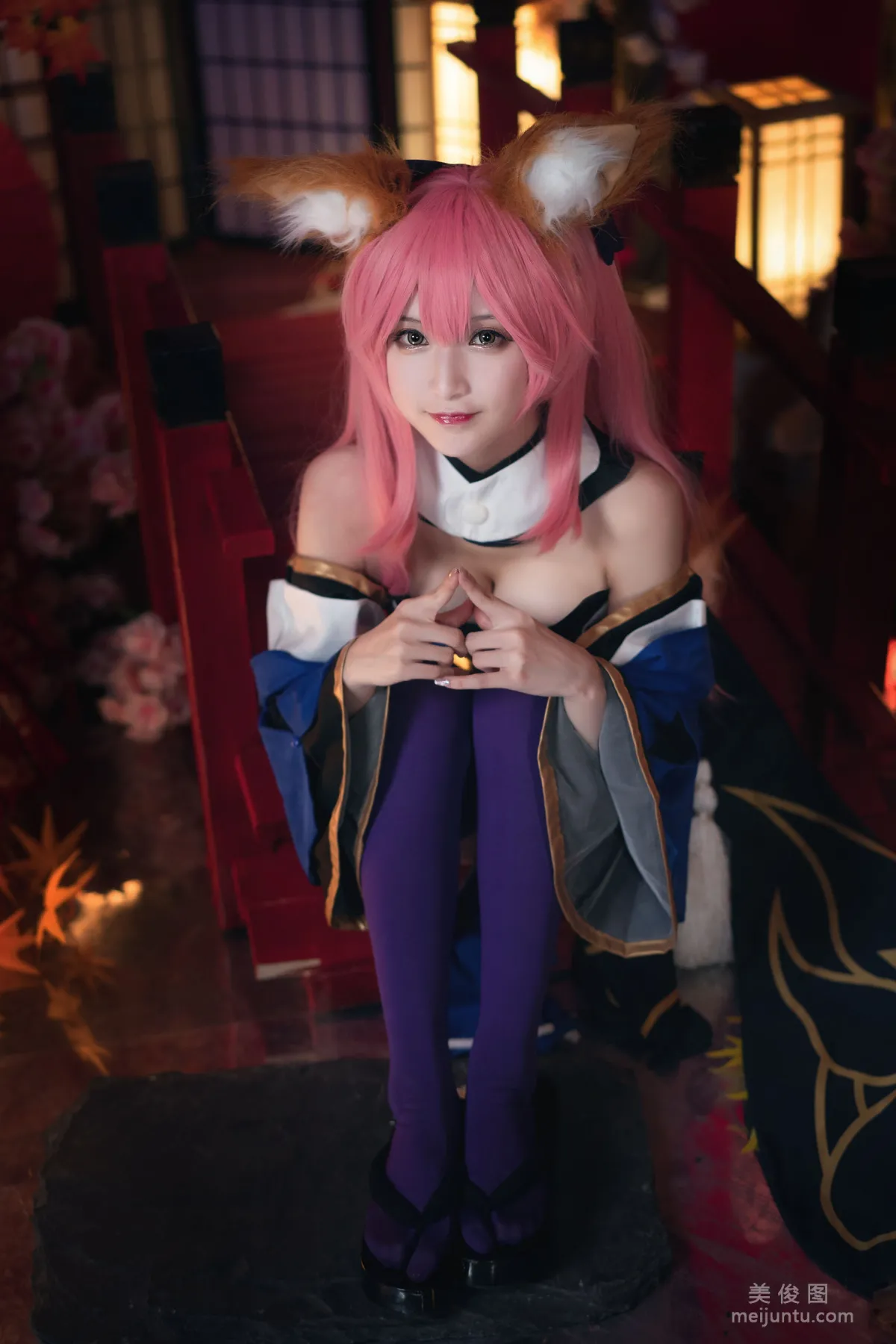 [Cosplay] 动漫博主铁板烧鬼舞w - 玉藻前 原皮19