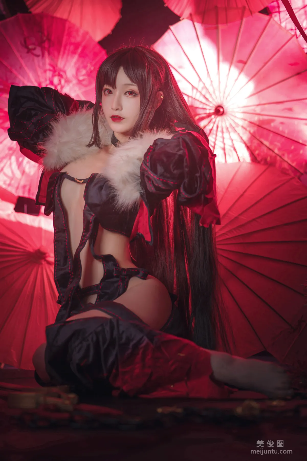 [Cosplay] 动漫博主铁板烧鬼舞w - 虞美人25