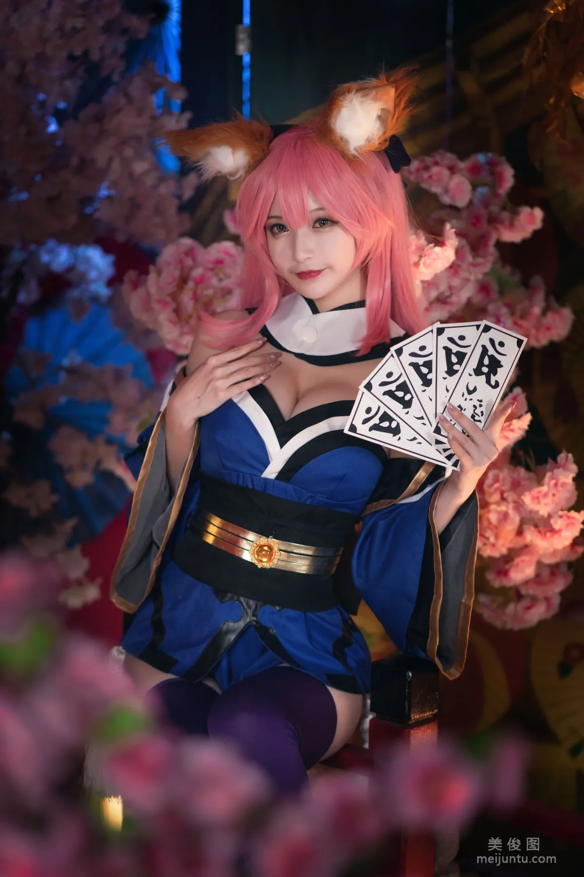 [Cosplay] 动漫博主铁板烧鬼舞w - 玉藻前 原皮14