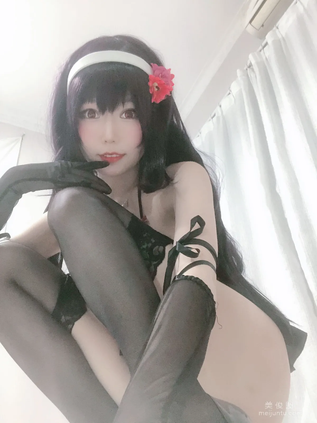 [Cosplay] 香草喵露露 - 诗羽学姐睡衣44