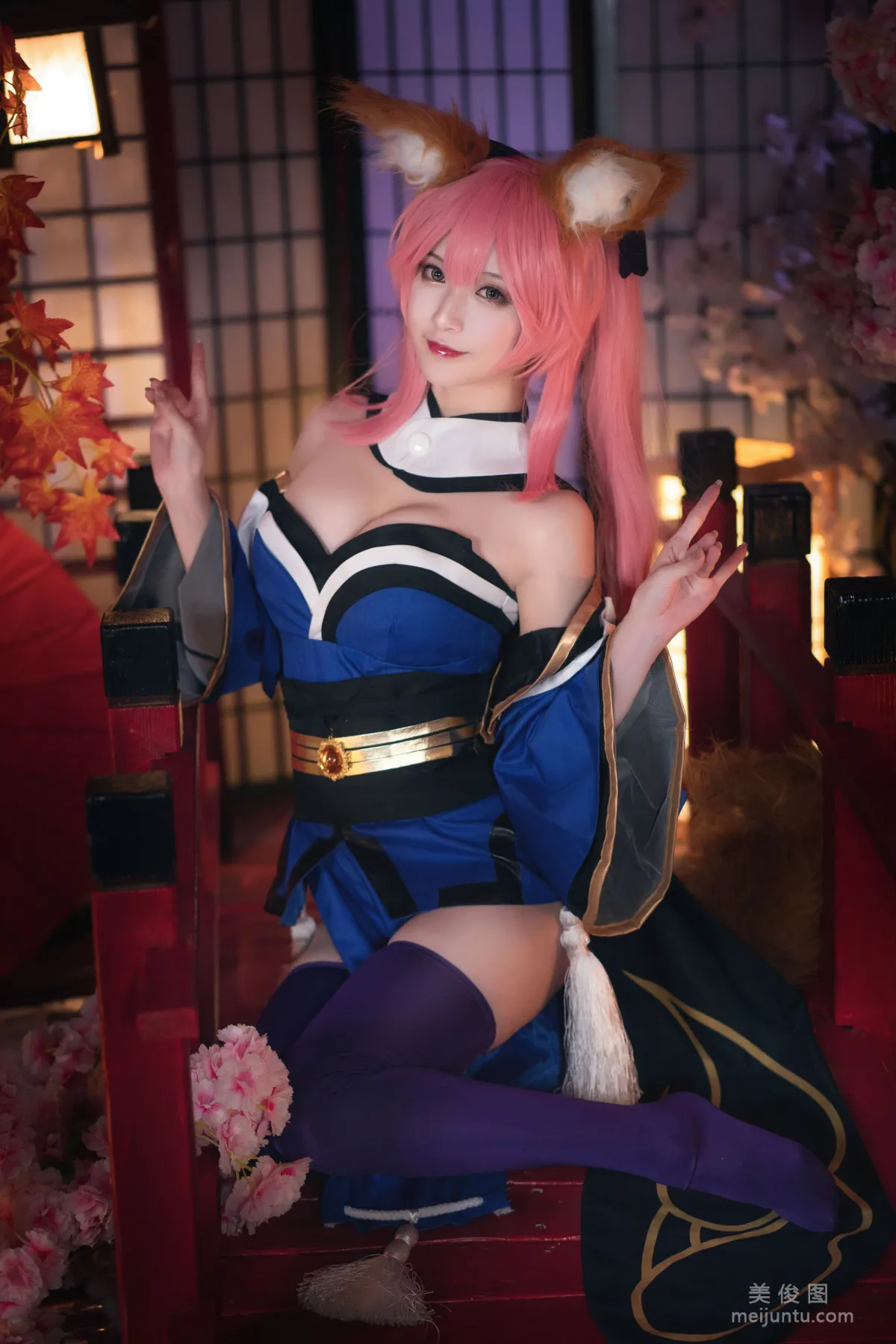 [Cosplay] 动漫博主铁板烧鬼舞w - 玉藻前 原皮26