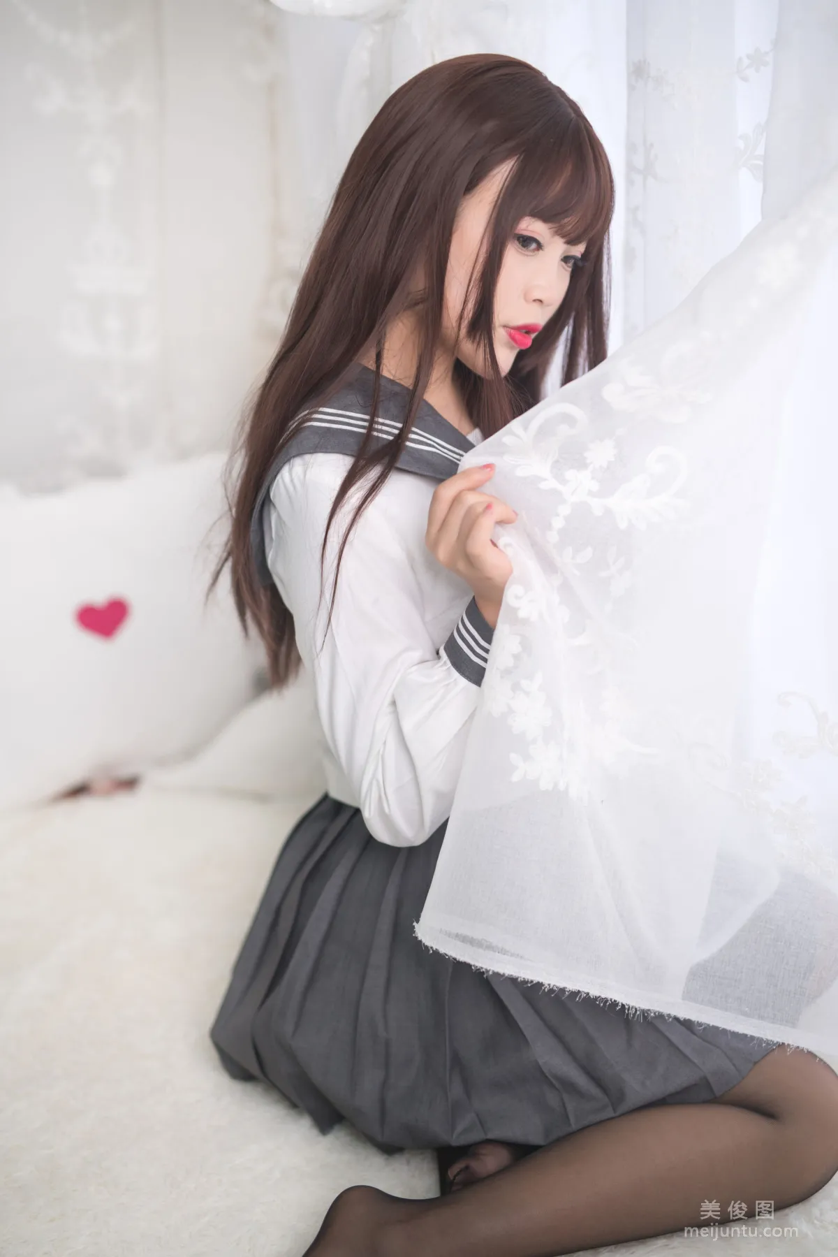 [Cosplay] 萌系小姐姐-白烨- - 黑丝制服少女 写真集4