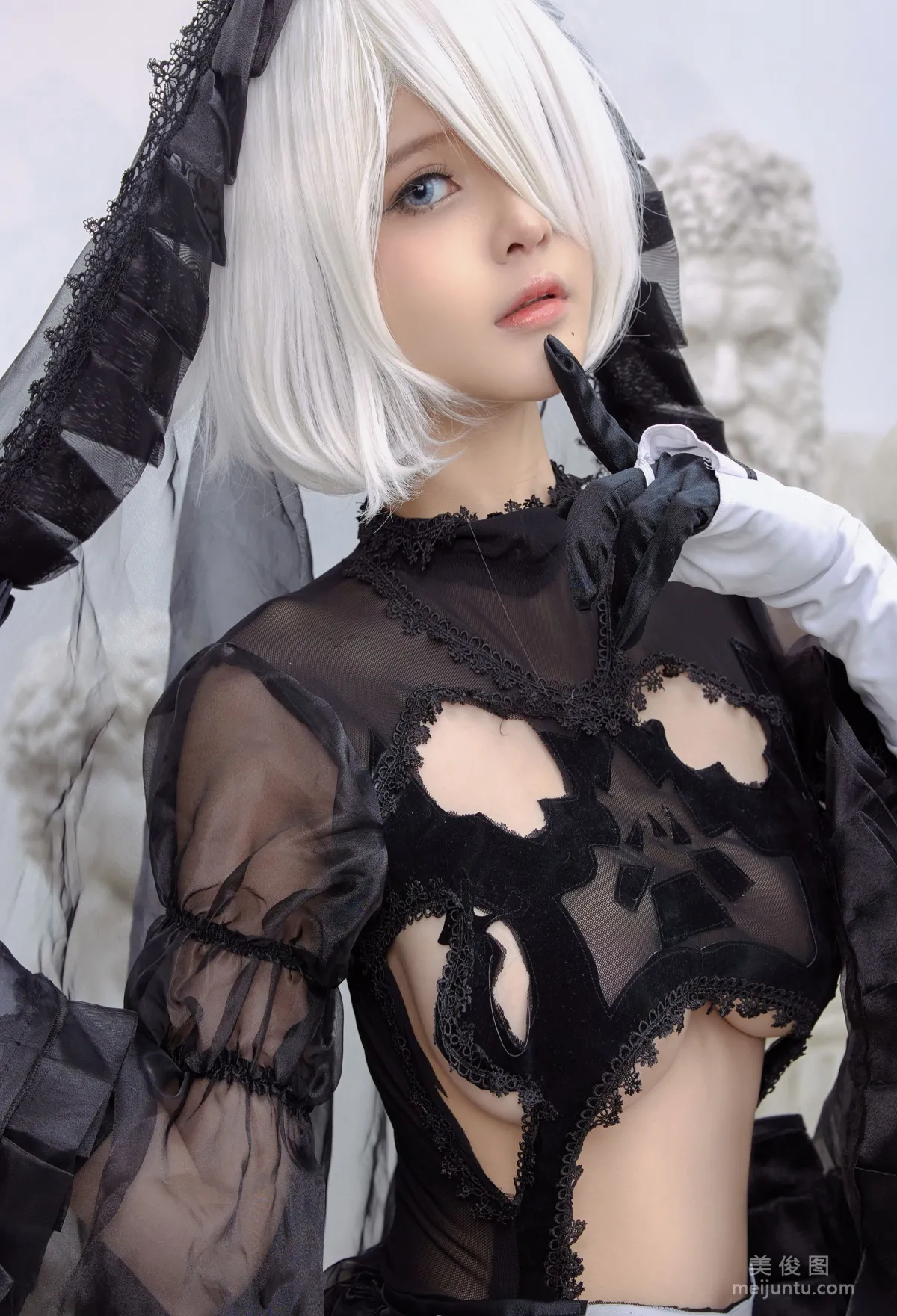 [Cosplay] Azami福利 - 2B Black Dress4