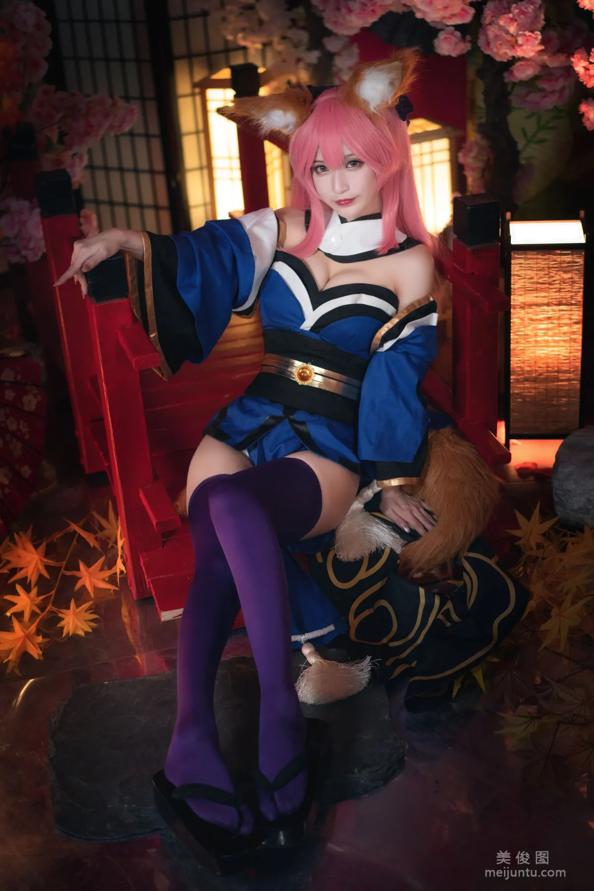 [Cosplay] 动漫博主铁板烧鬼舞w - 玉藻前 原皮17