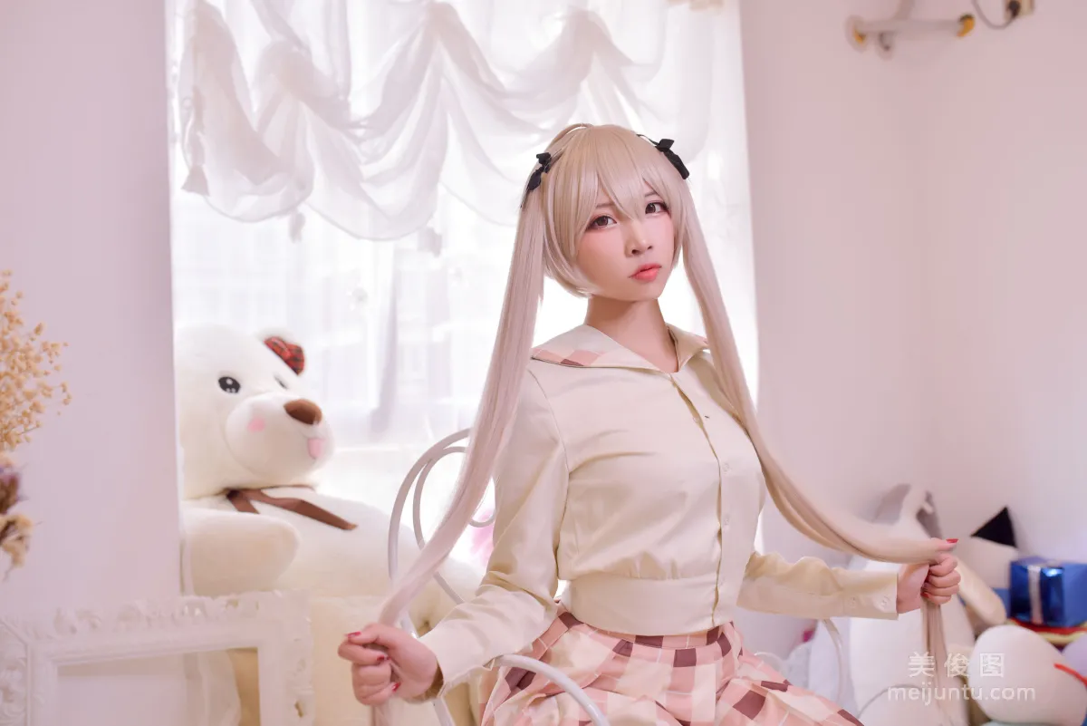 [Cosplay] 人气Coser二佐Nisa - 穹妹校服24