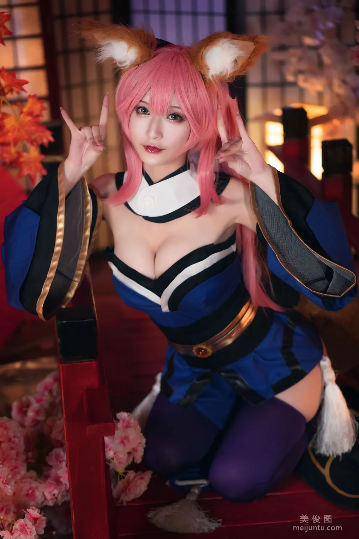 [Cosplay] 动漫博主铁板烧鬼舞w - 玉藻前 原皮27