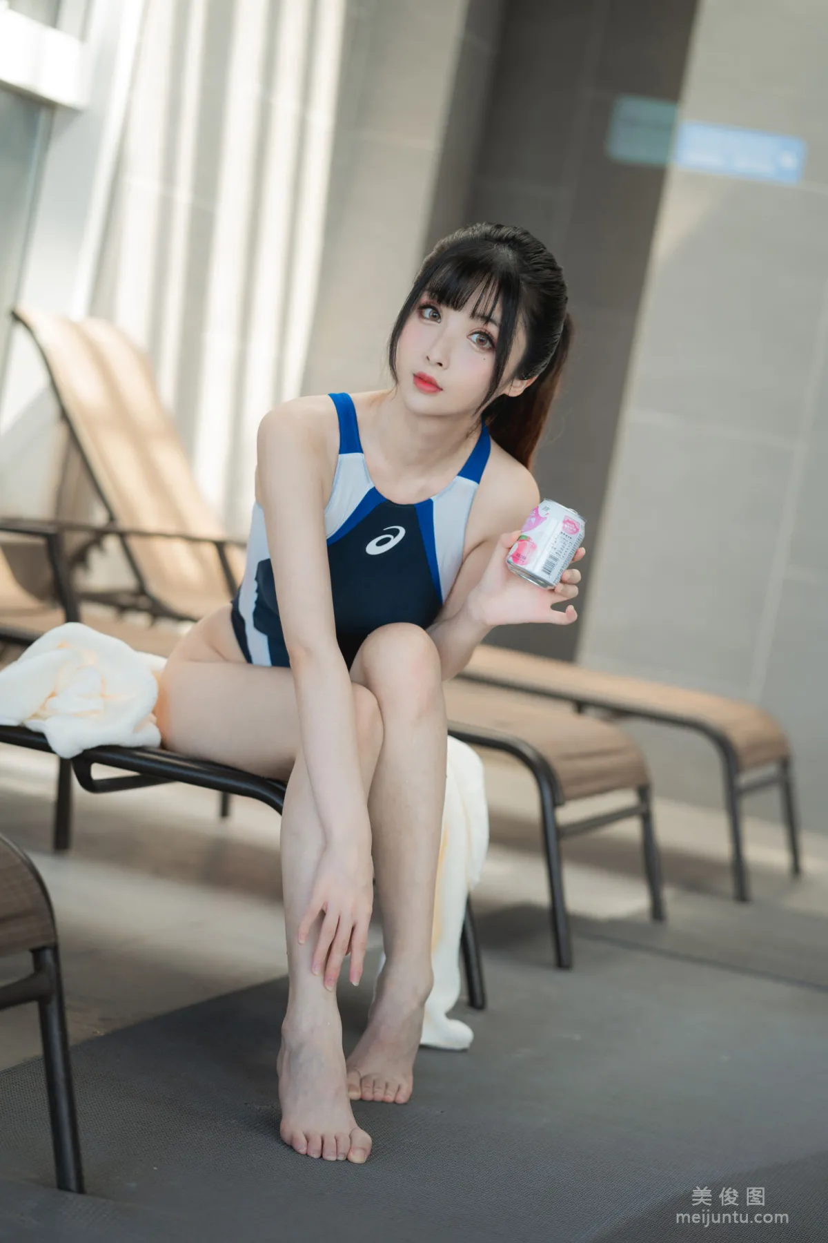 [Cosplay] rioko凉凉子 - 游泳部学姐的特训时间24