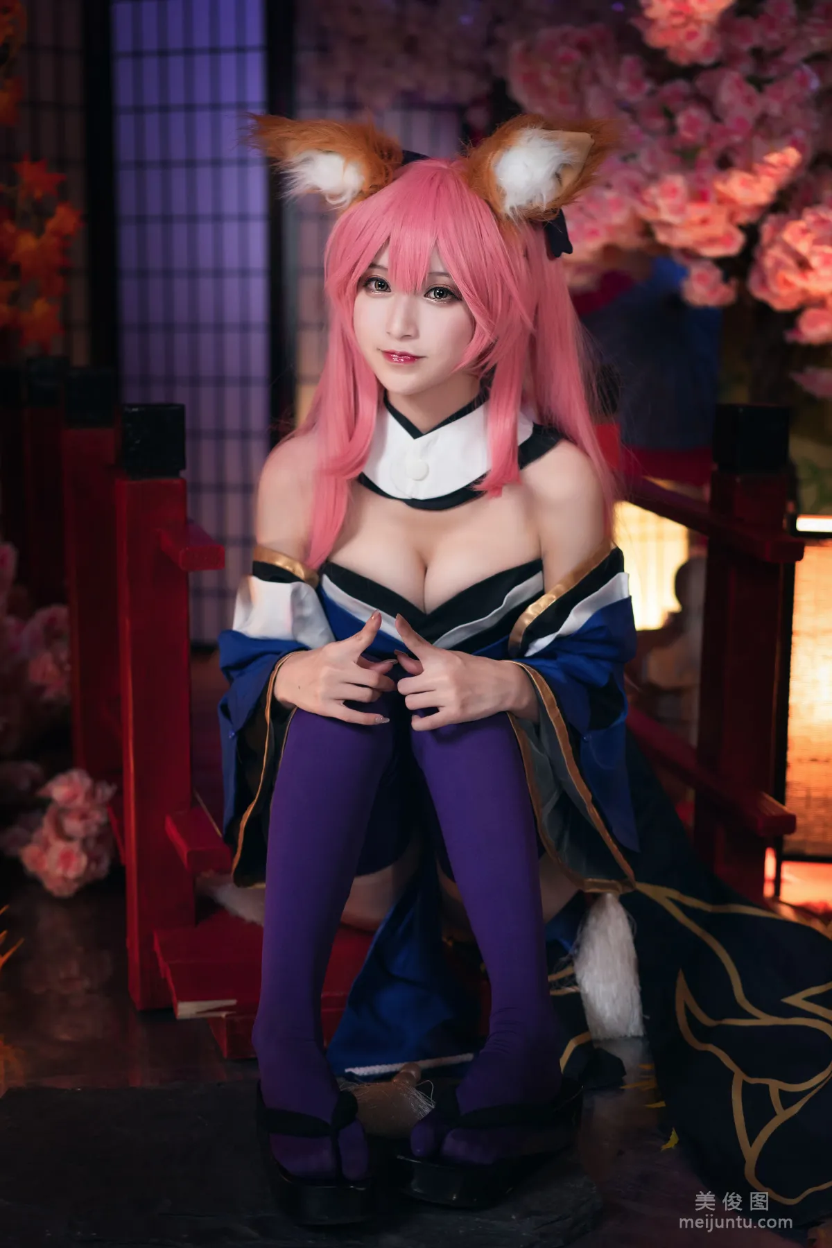 [Cosplay] 动漫博主铁板烧鬼舞w - 玉藻前 原皮20