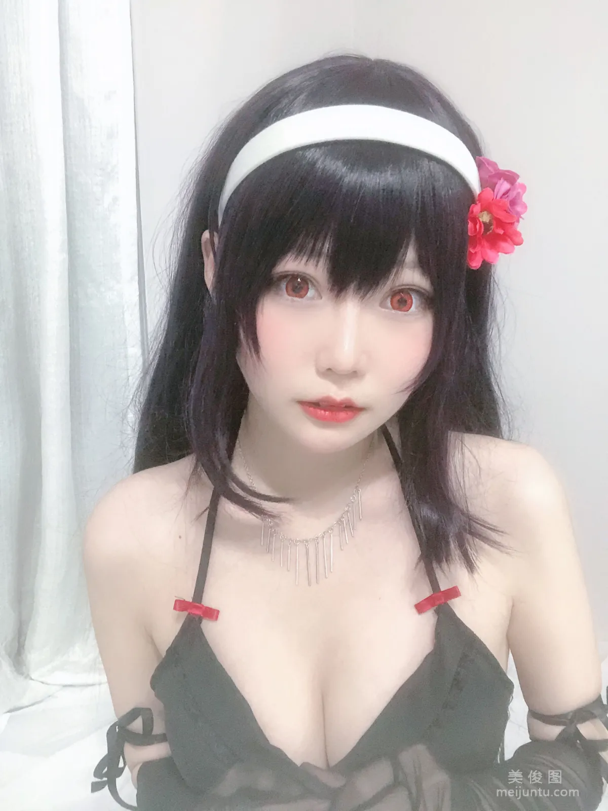 [Cosplay] 香草喵露露 - 诗羽学姐睡衣42