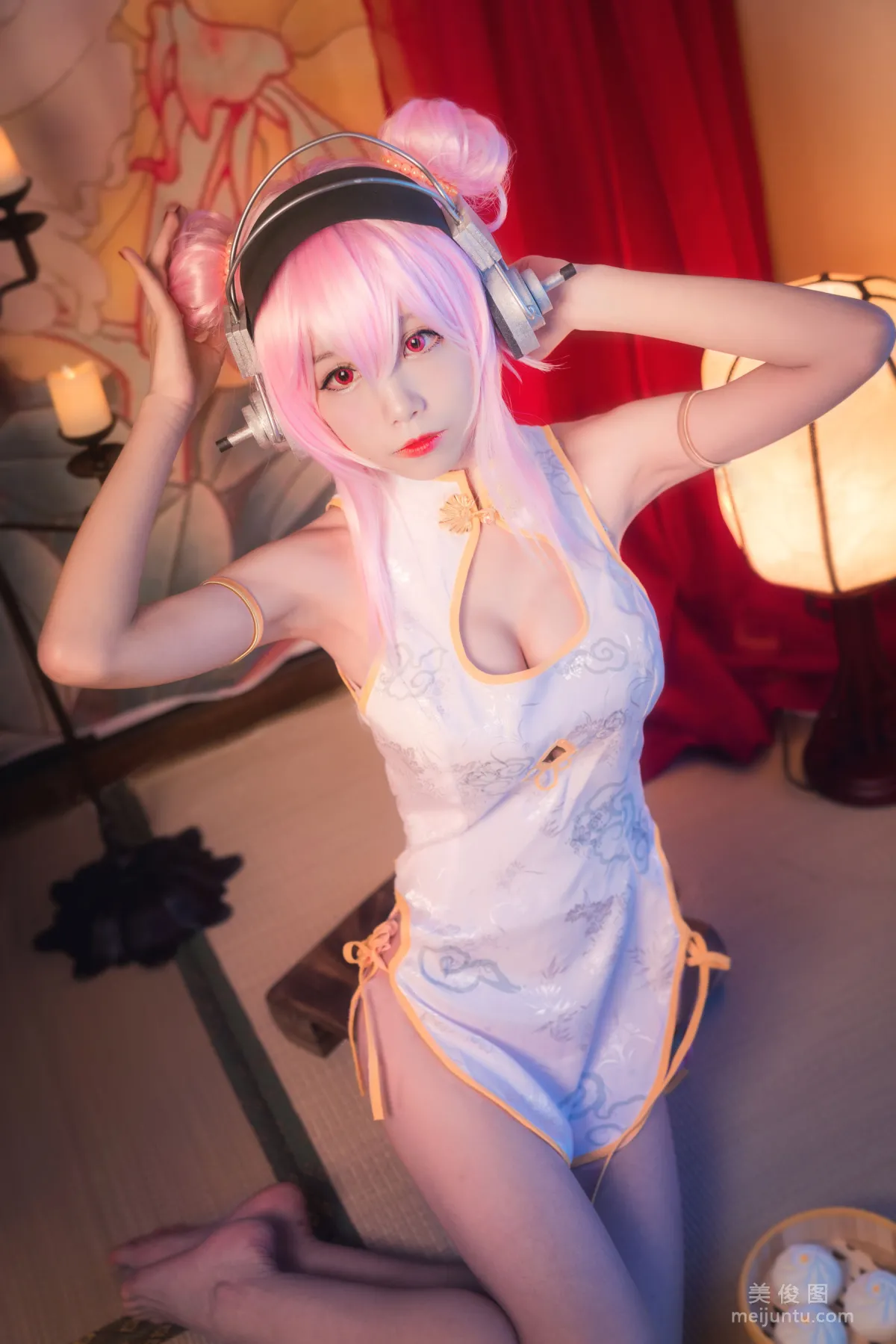 [Cosplay] 动漫博主水淼aqua - 索尼子 旗袍 写真集4