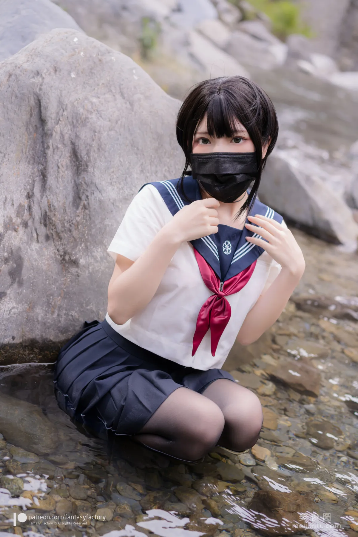 [Cosplay] 小丁 《Fantasy Factory》 - 女仆 JK 死库水66