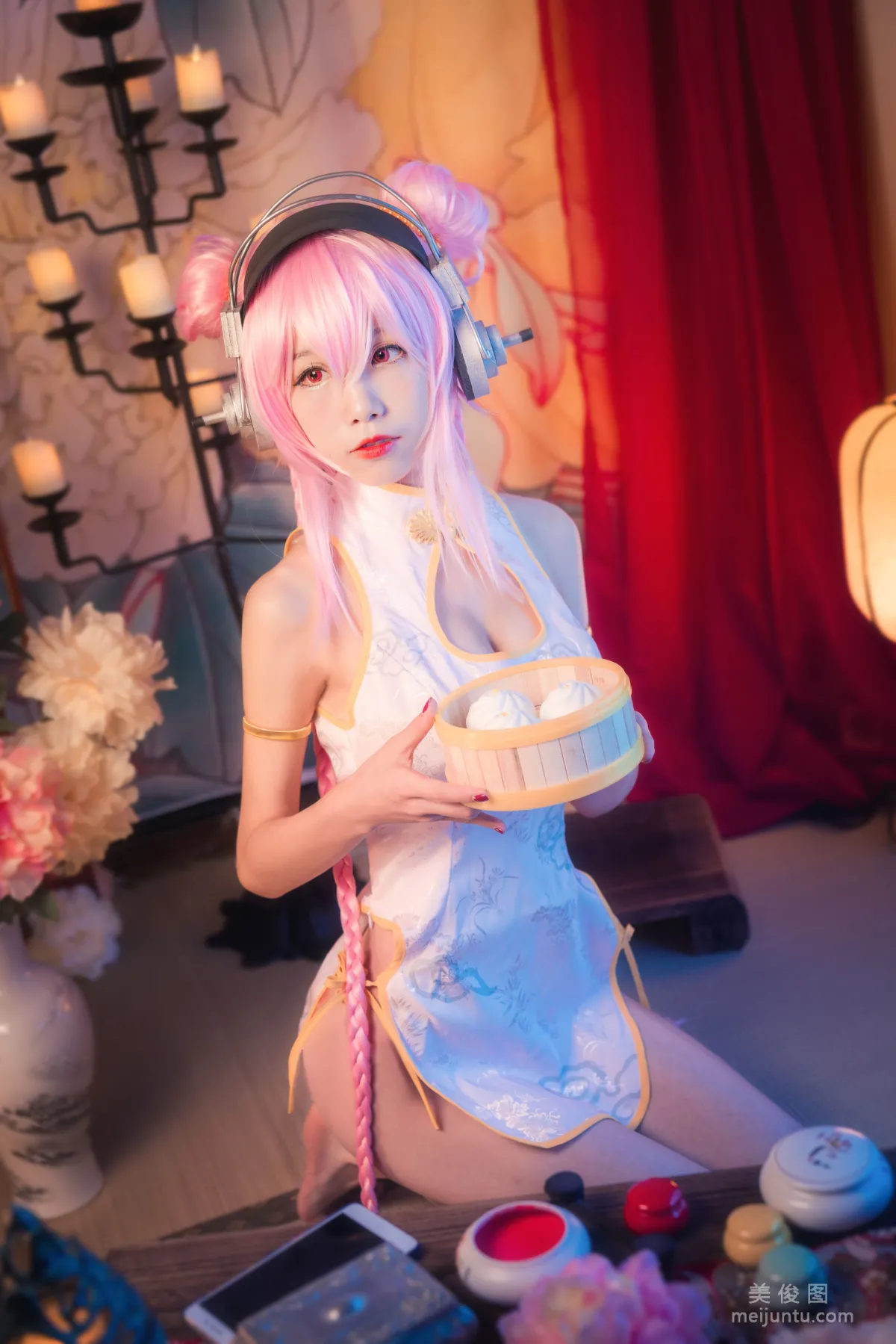 [Cosplay] 动漫博主水淼aqua - 索尼子 旗袍 写真集5