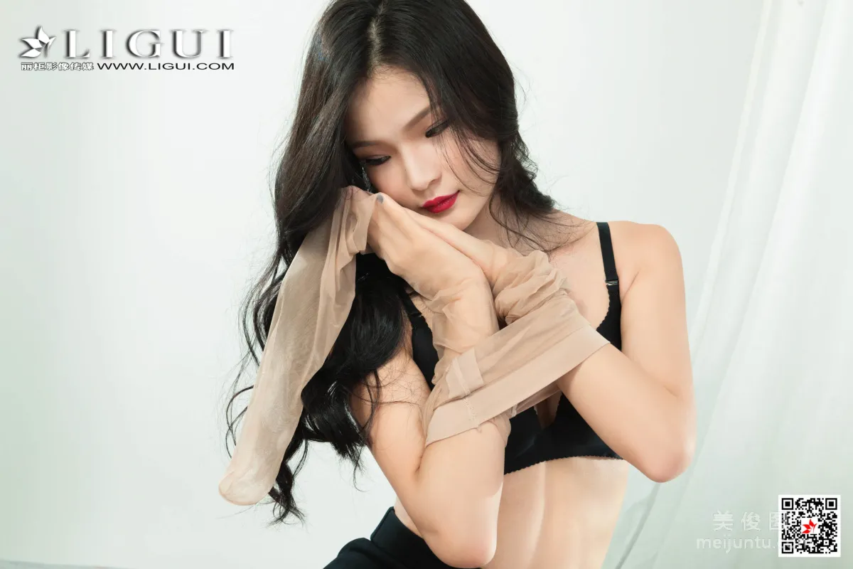 [丽柜Ligui] Model 苏黎 - 肉丝袜人体摄影写真3