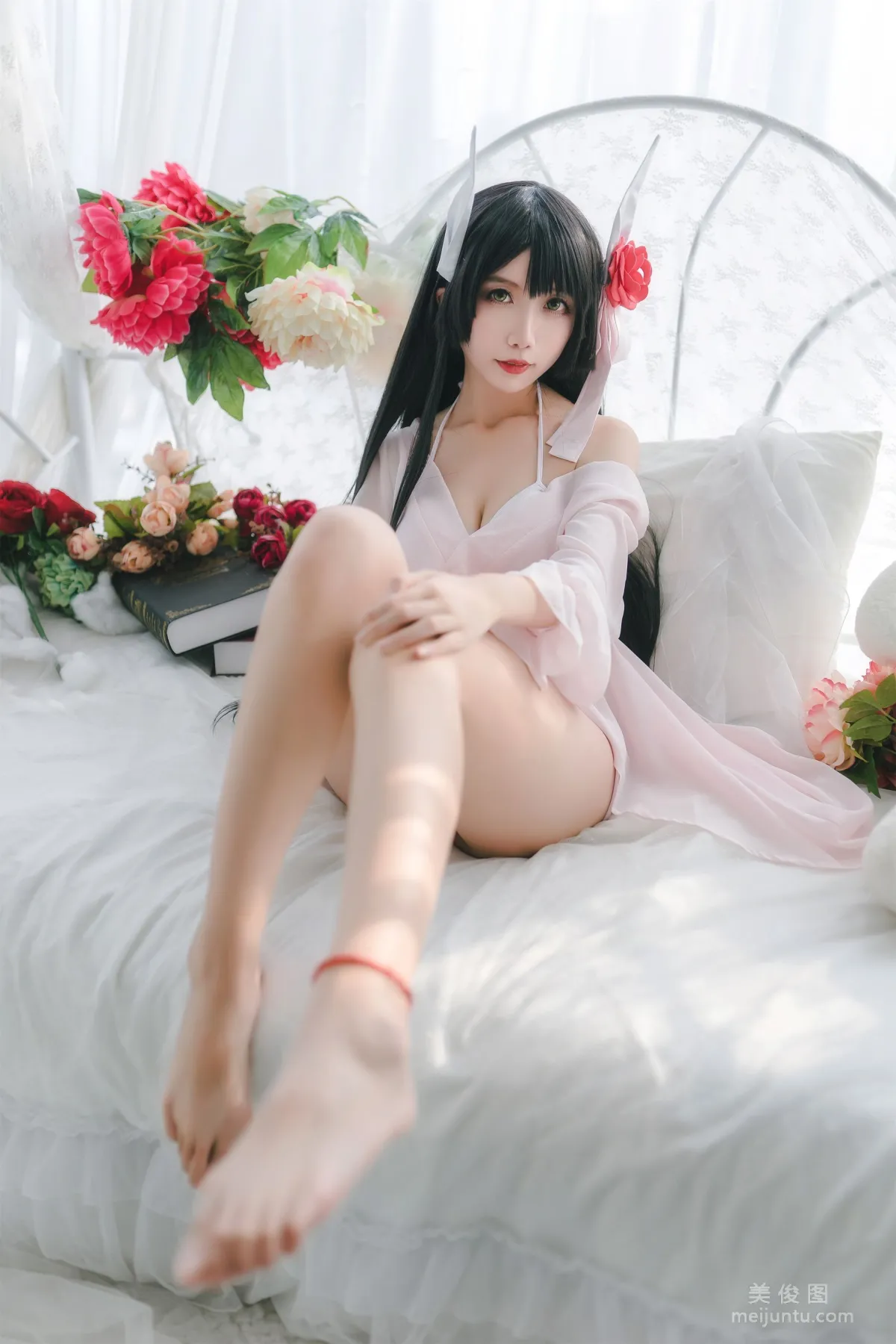 [Cosplay] 迷失人形QUQ - 鲟（比叡）月下巡游 写真集16