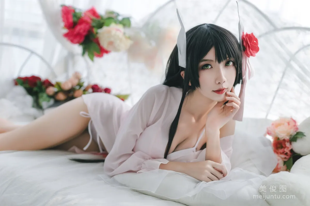 [Cosplay] 迷失人形QUQ - 鲟（比叡）月下巡游 写真集17