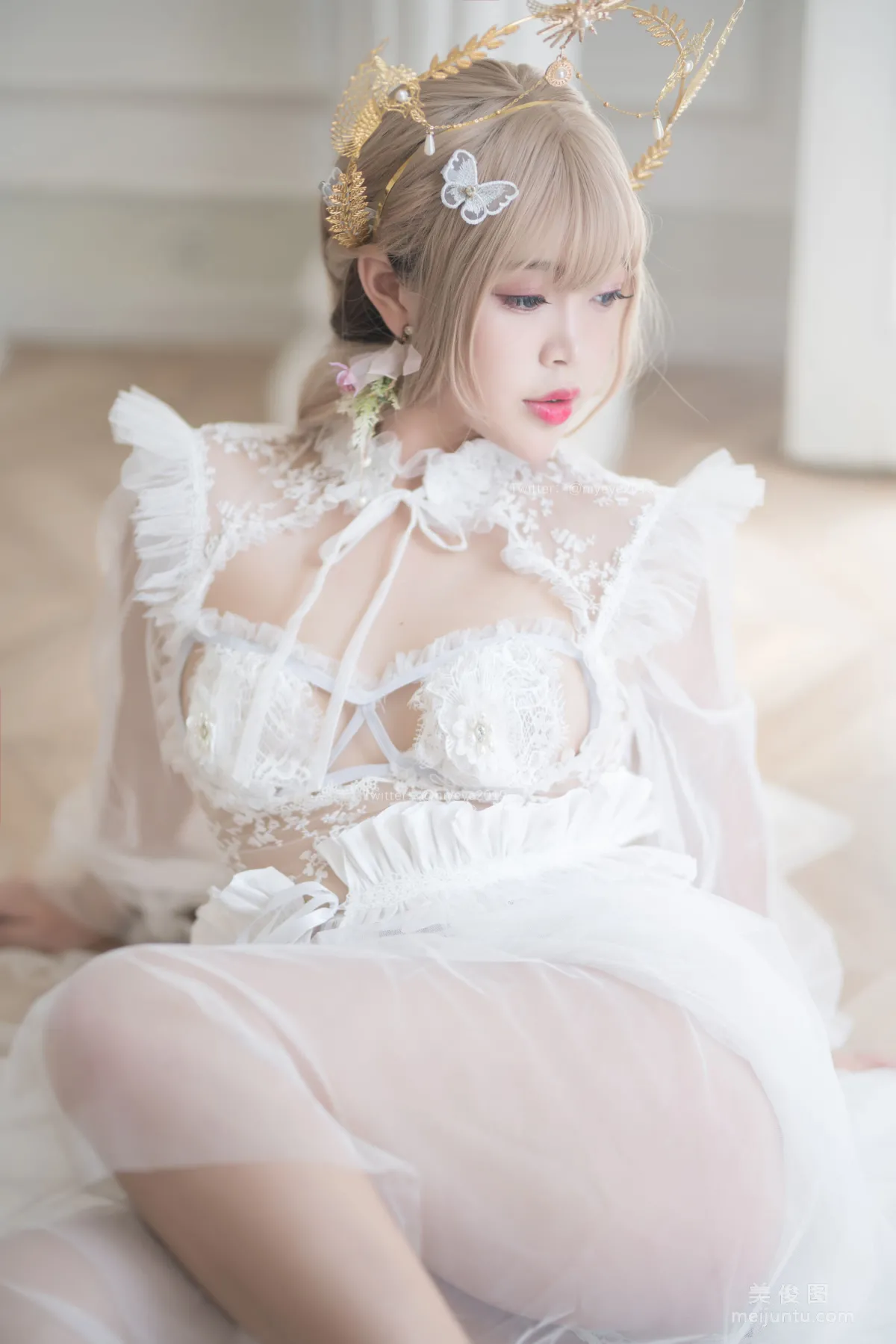 [Cosplay] 萌系小姐姐-白烨- - 珍珠花嫁45