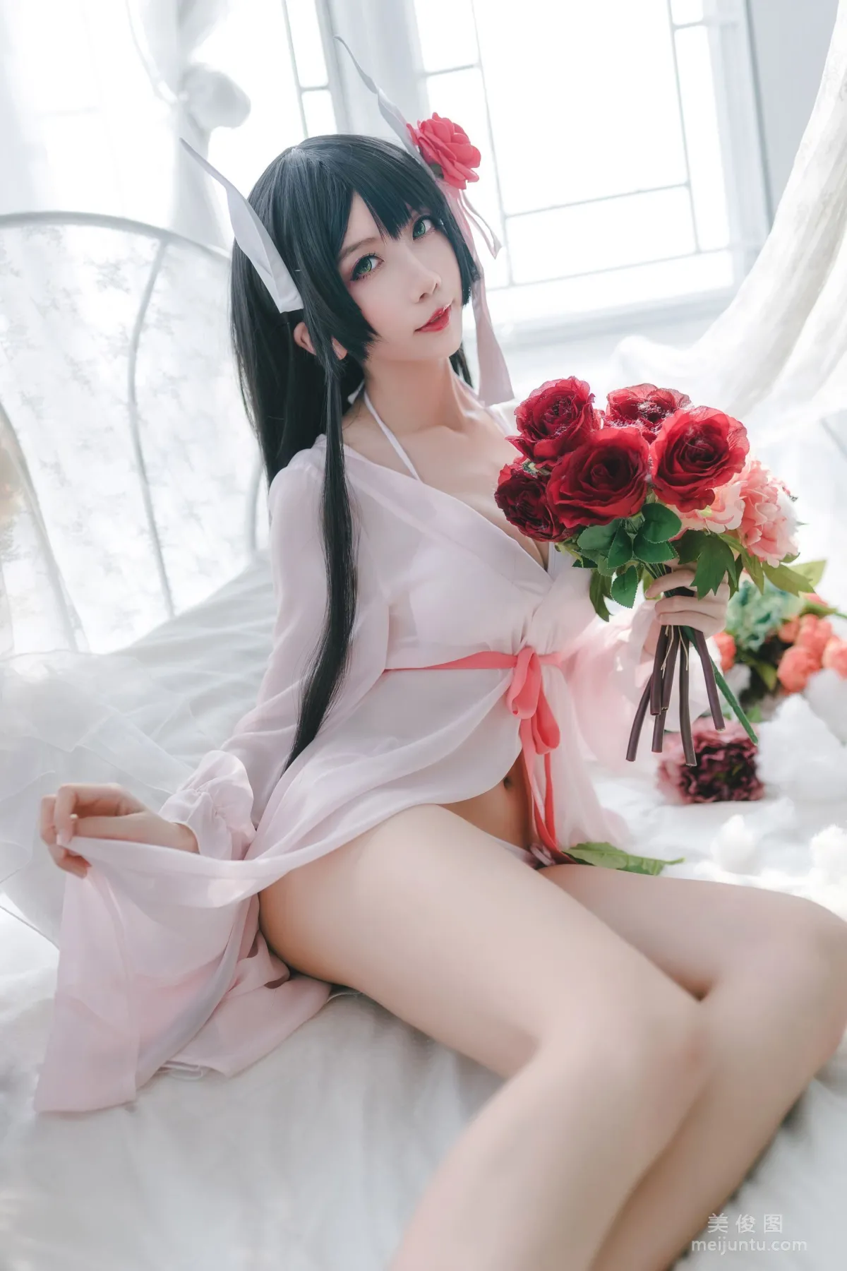 [Cosplay] 迷失人形QUQ - 鲟（比叡）月下巡游 写真集7