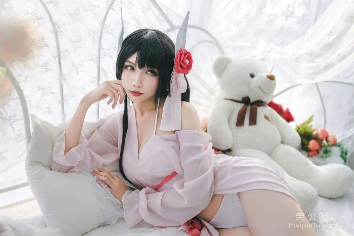 [Cosplay] 迷失人形QUQ - 鲟（比叡）月下巡游 写真集19