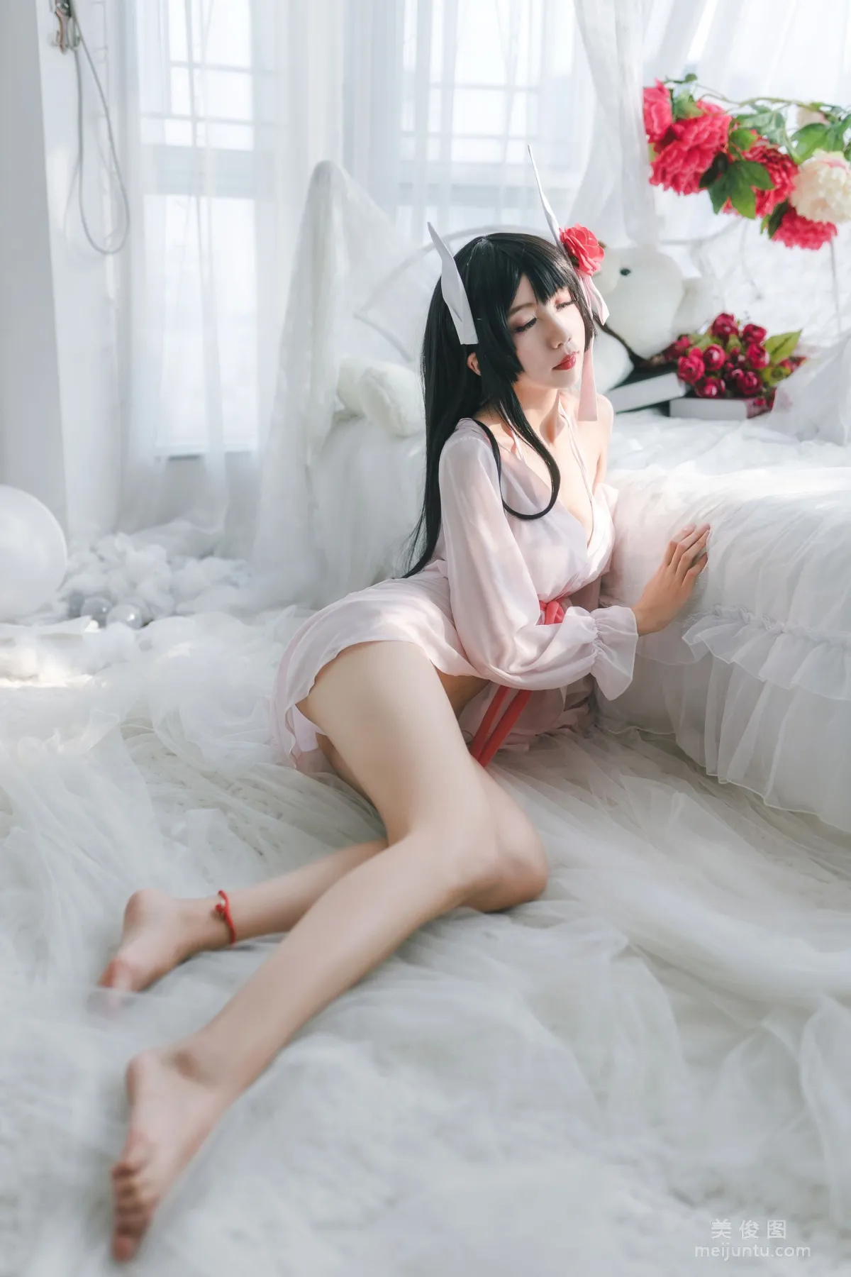 [Cosplay] 迷失人形QUQ - 鲟（比叡）月下巡游 写真集8