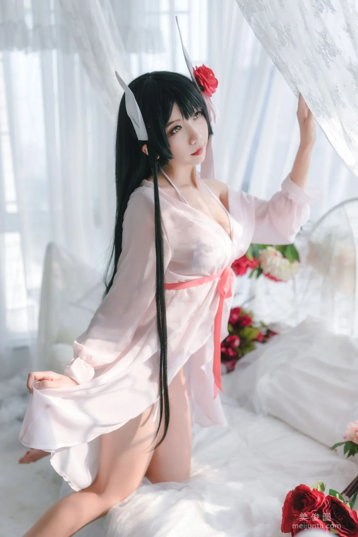 [Cosplay] 迷失人形QUQ - 鲟（比叡）月下巡游 写真集11