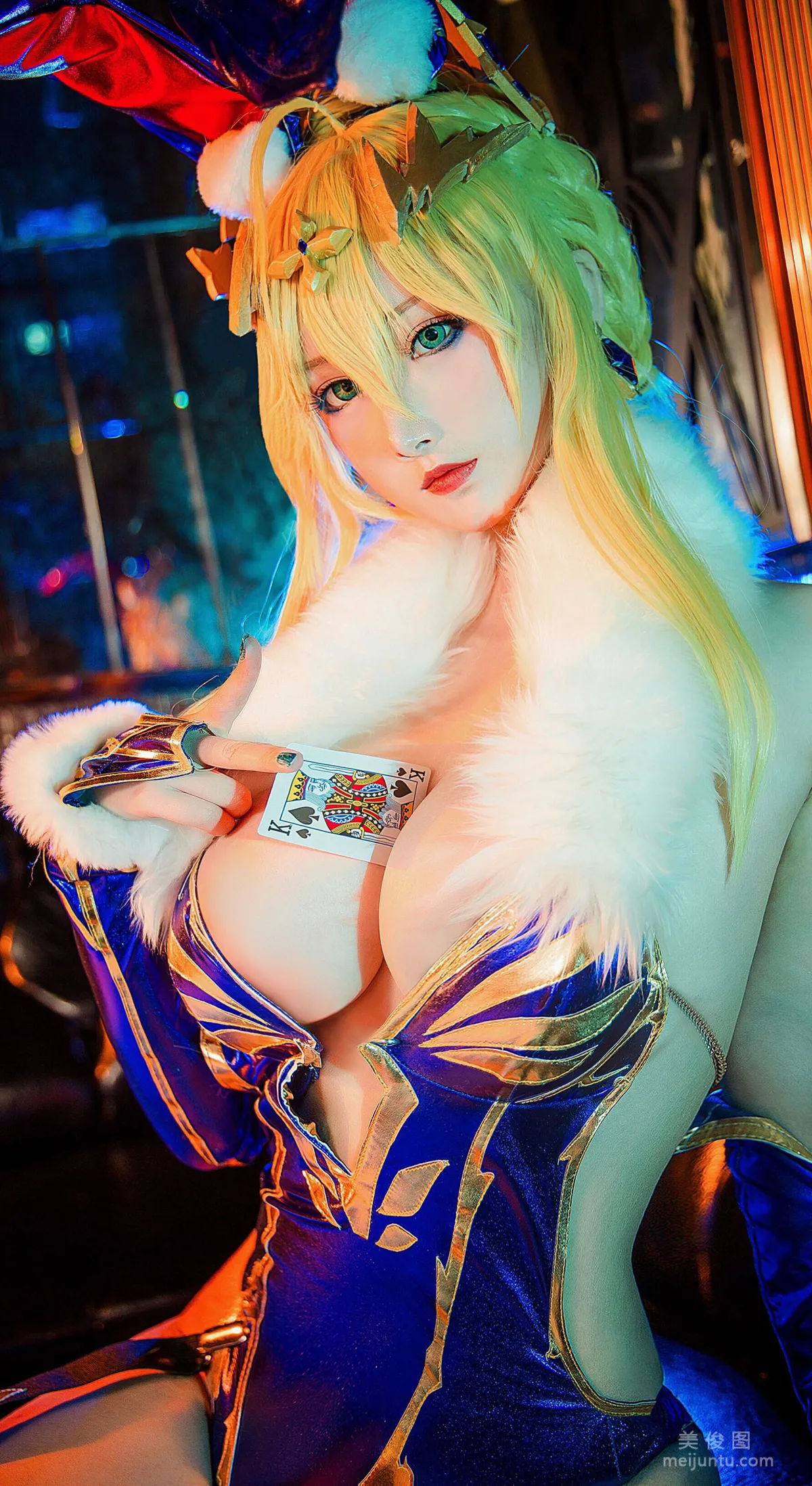 [网红COSER] 高颜值coser念念_D - 白枪呆兔女郎 写真集14