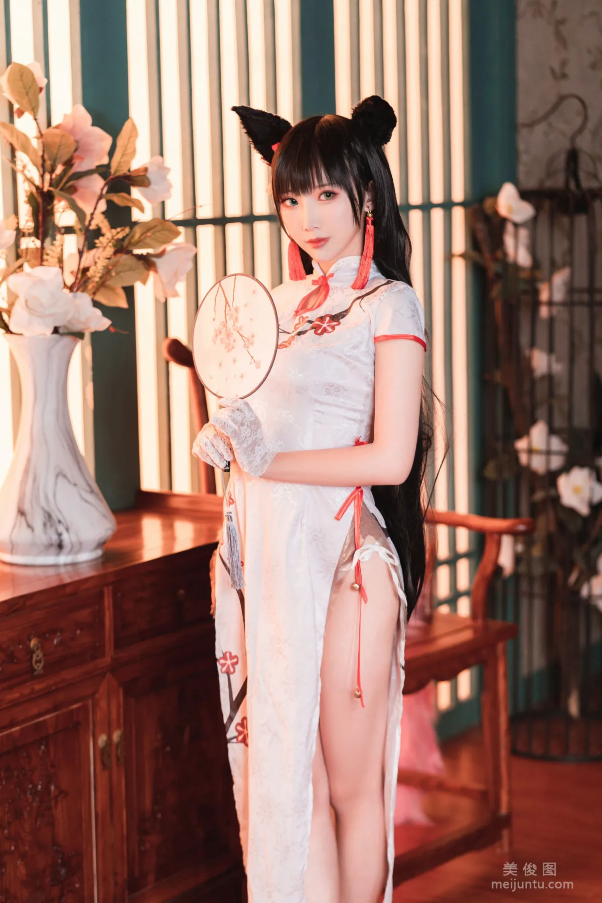 [网红COSER] Coser面饼仙儿 - 旗袍爱宕 写真集11