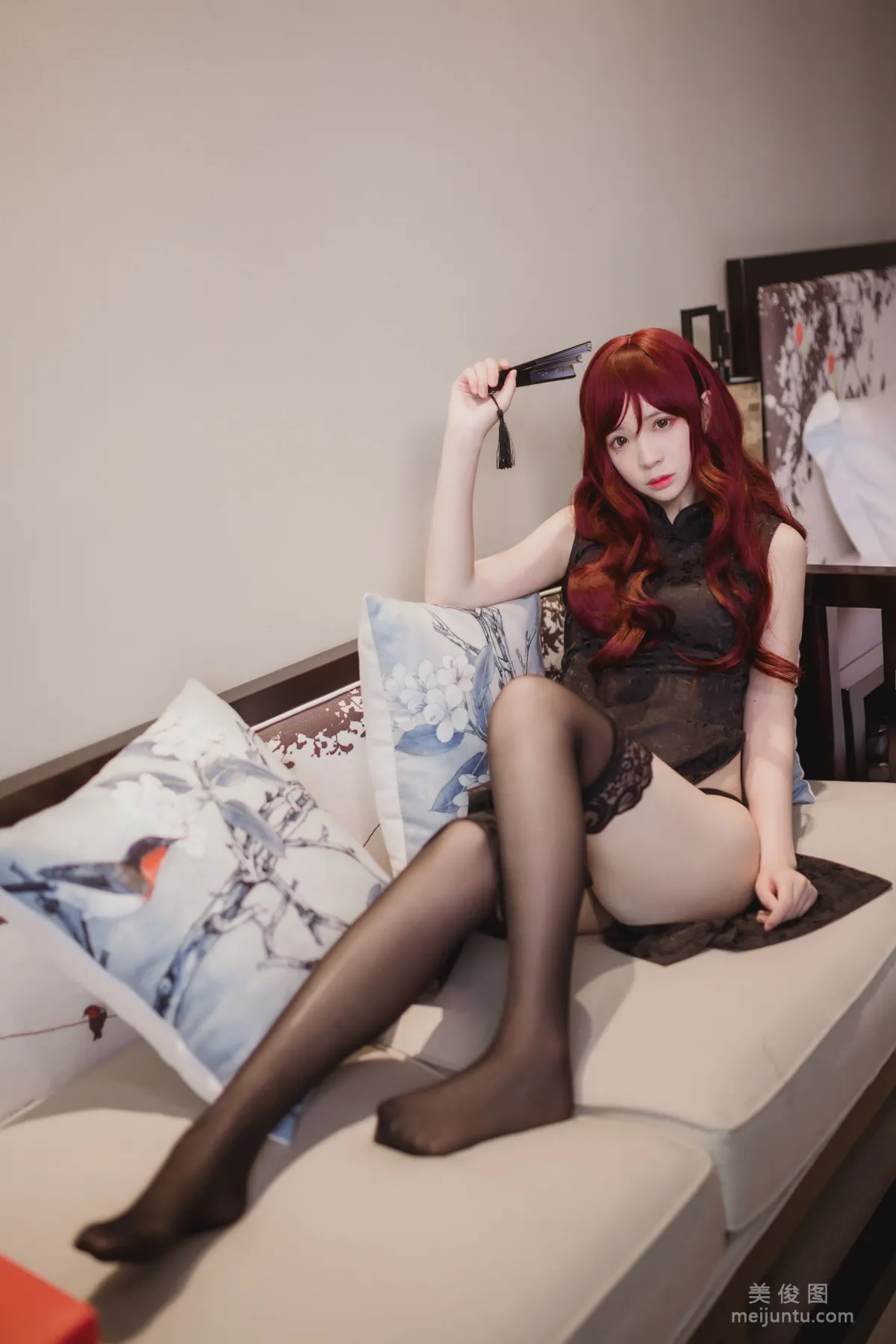 [网红COSER] 疯猫ss - 旗袍 写真集23