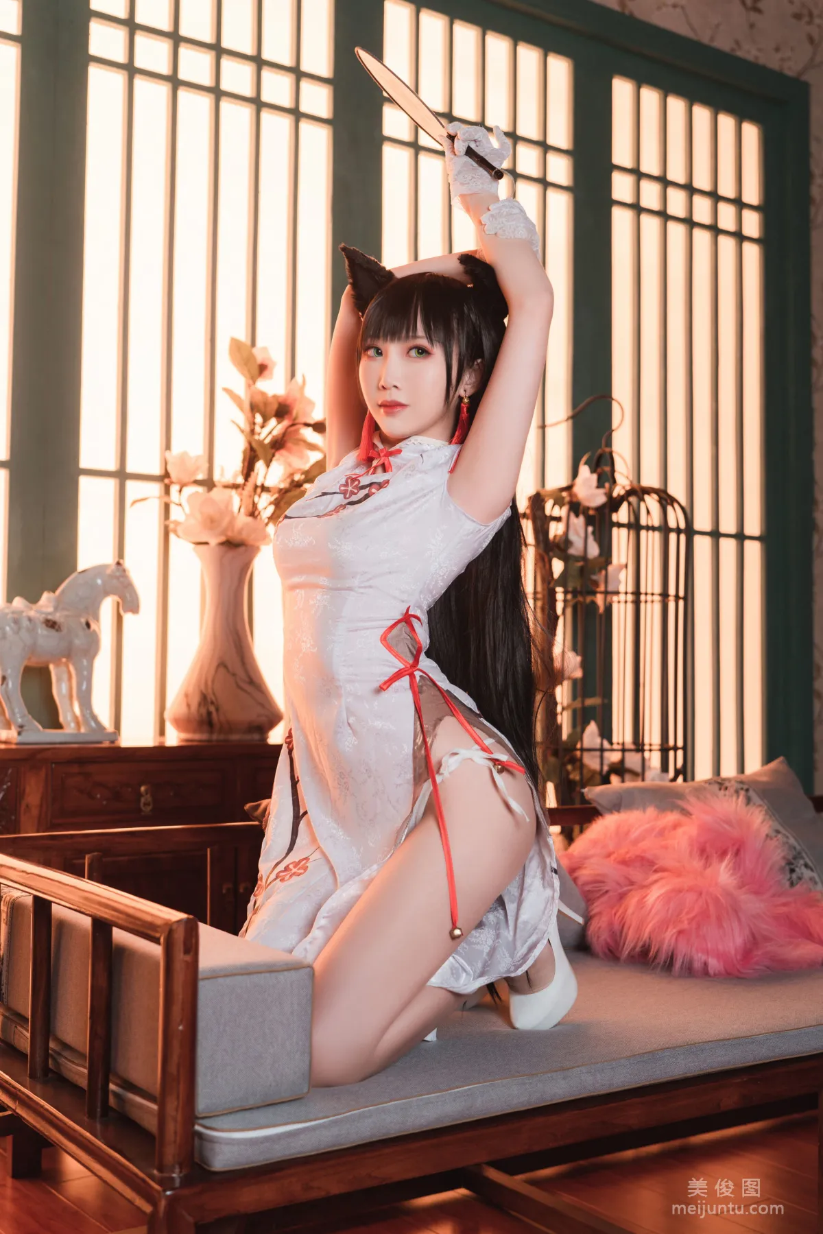 [网红COSER] Coser面饼仙儿 - 旗袍爱宕 写真集25